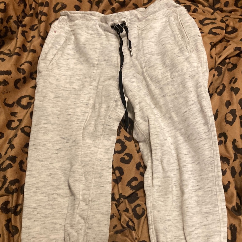 Heather grey white Calvin clone joggers